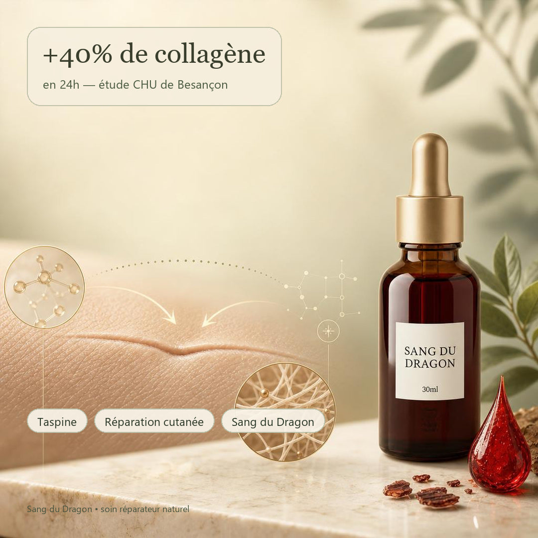 Taspine réparation cutanée +40% de collagène en 24h - Sang du Dragon